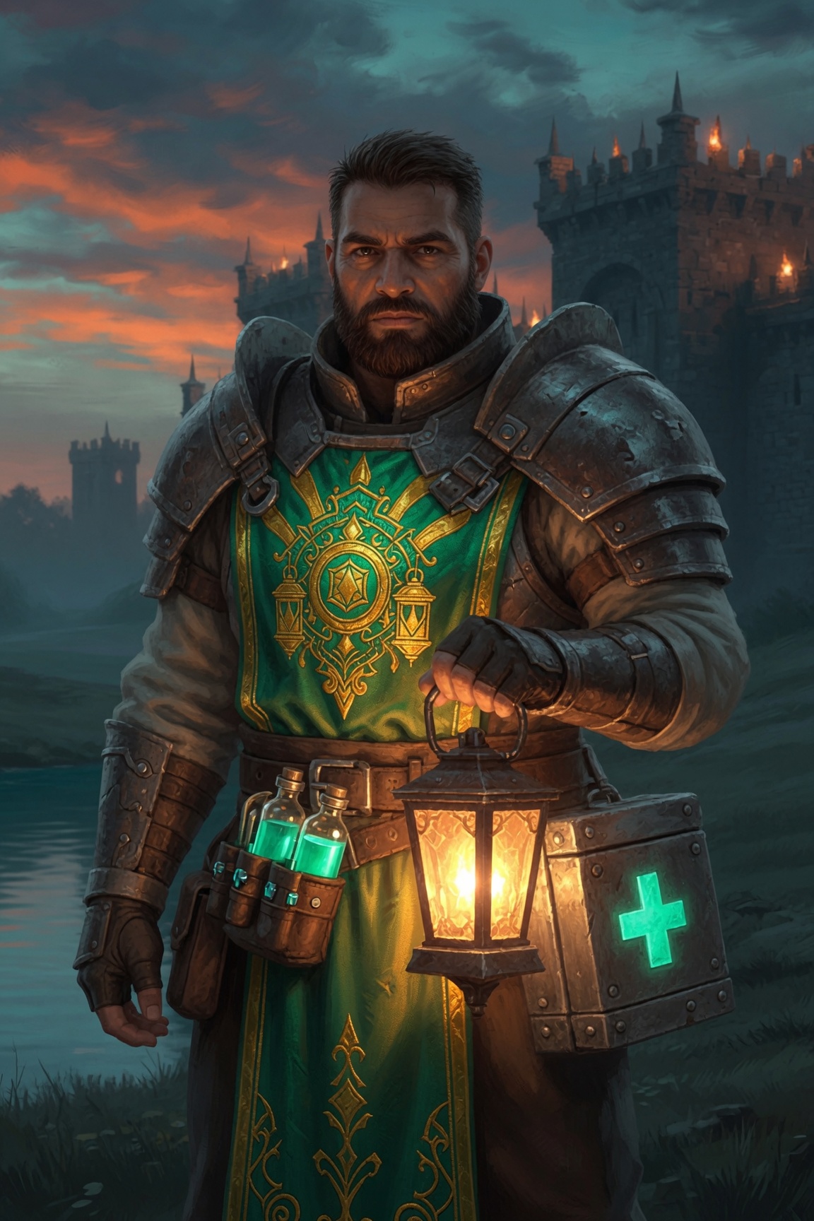 Bruno — healer, husband, loyal backbone.
